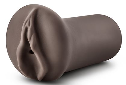 Коричневый мастубратор-вагина Nicole s Kitty - Blush Novelties - в Бердске купить с доставкой