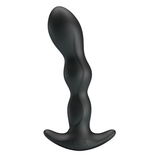 Черный анальный стимулятор простаты с вибрацией Special Anal Massager - 14,5 см. - Baile - в Бердске купить с доставкой