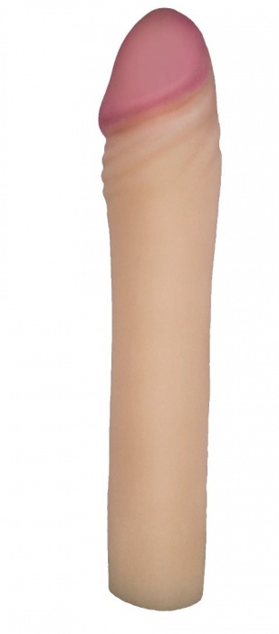 Телесная насадка-удлинитель из неоскин - 20 см. - LOVETOY (А-Полимер) - в Бердске купить с доставкой