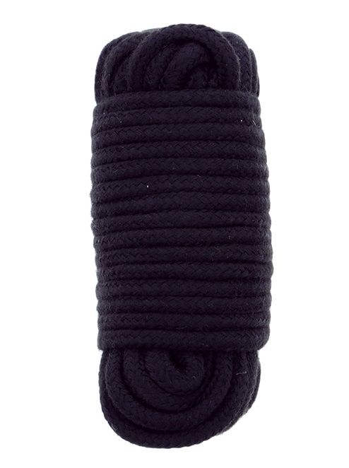 Черная веревка для связывания BONDX LOVE ROPE - 10 м. - Dream Toys - купить с доставкой в Бердске