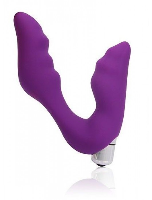 Фиолетовый вибромассажер Сosmo - 12,7 см. - Cosmo