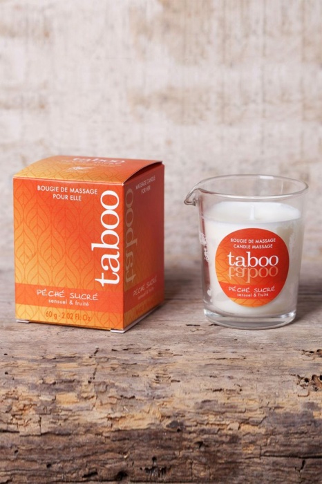 Массажное аромамасло с афродизиаками для женщин RUF Taboo Peche sucre - 60 гр. - RUF - купить с доставкой в Бердске