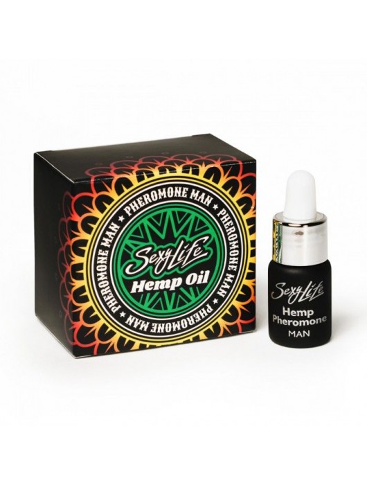 Мужские духи с феромонами Sexy Life HEMPOIL man - 5 мл. -  - Магазин феромонов в Бердске