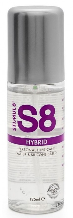 Интимная смазка на водно-силиконовой основе S8 Hybrid - 125 мл. - Stimul8 - купить с доставкой в Бердске