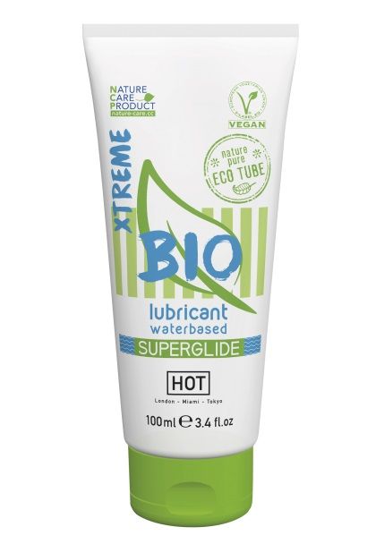 Интимный увлажняющий гель BIO SuperGlide Xtreme - 100 мл. - HOT - купить с доставкой в Бердске