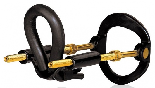 Черный экстендер-растяжитель пениса - Sex Expert - в Бердске купить с доставкой