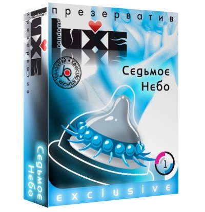 Презерватив LUXE  Exclusive  Седьмое небо  - 1 шт. - Luxe - купить с доставкой в Бердске