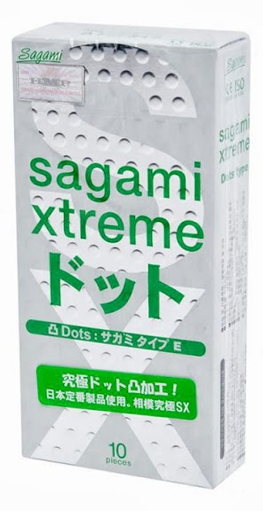 Презервативы Sagami Xtreme Type-E с точками - 10 шт. - Sagami - купить с доставкой в Бердске