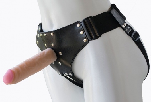 Женский мягкий пояс с насадкой Classic lux-ГЕРЦОГ - 18,2 см. - LOVETOY (А-Полимер) - купить с доставкой в Бердске