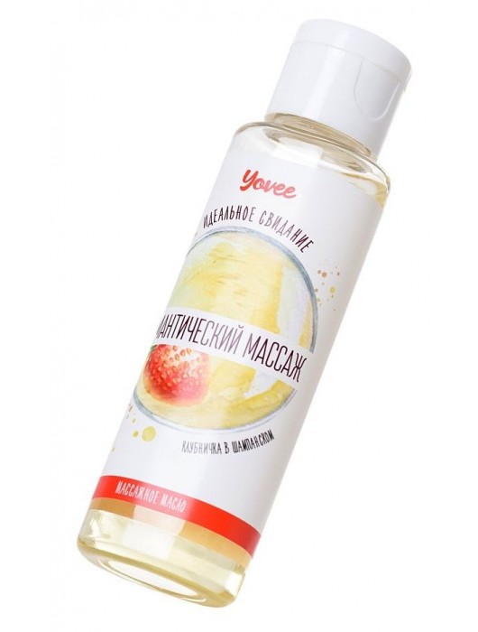 Масло для массажа «Романтический массаж» с ароматом клубники и шампанского - 50 мл. - ToyFa - купить с доставкой в Бердске