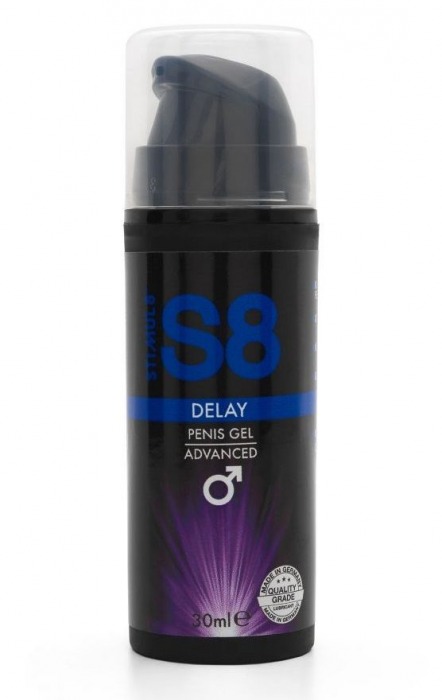 Пролонгирующий гель для мужчин S8 Delay Gel - 30 мл. - Stimul8 - купить с доставкой в Бердске