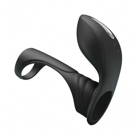 Черная насадка на пенис с вибрацией Vibration Penis Sleeve II - Baile - в Бердске купить с доставкой