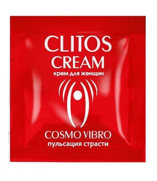 Пробник возбуждающего крема для женщин Clitos Cream - 1,5 гр. - Биоритм - купить с доставкой в Бердске