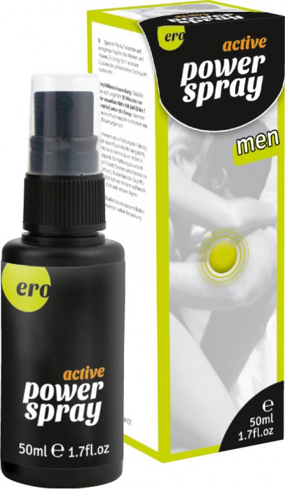 Стимулирующий спрей для мужчин Active Power Spray - 50 мл. - Ero - купить с доставкой в Бердске