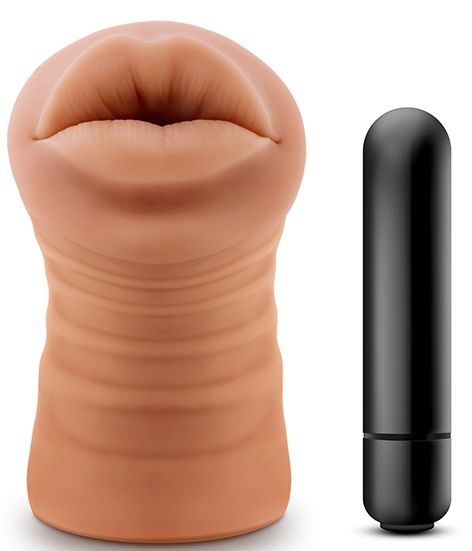 Кофейный мастурбатор-ротик Isabella - Blush Novelties - в Бердске купить с доставкой