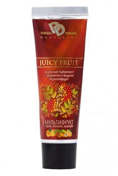 Интимный съедобный лубрикант JUICY FRUIT с ароматом фруктов - 30 мл. - БиоМед - купить с доставкой в Бердске