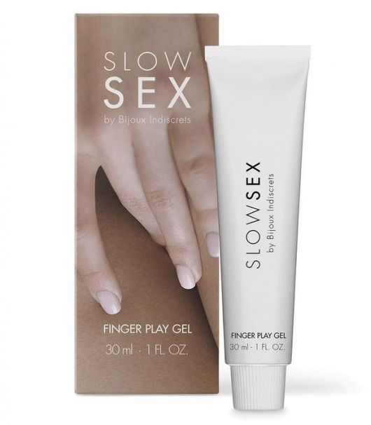Гель для мастурбации с ароматом кокоса Slow Sex Finger Play Gel - 30 мл. - Bijoux Indiscrets - купить с доставкой в Бердске