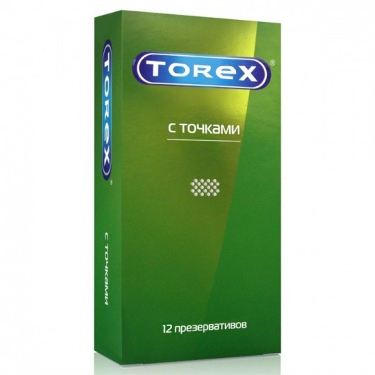Текстурированные презервативы Torex  С точками  - 12 шт. - Torex - купить с доставкой в Бердске