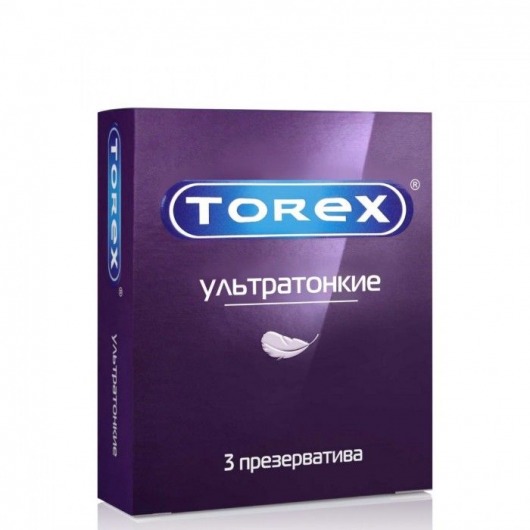 Презервативы Torex  Ультратонкие  - 3 шт. - Torex - купить с доставкой в Бердске