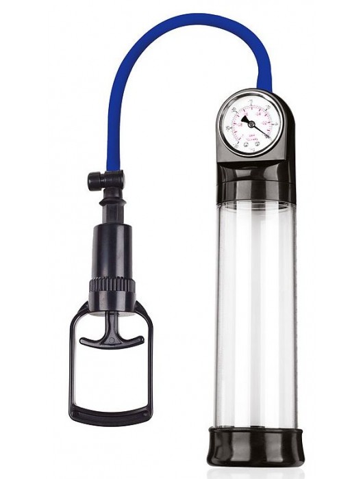 Прозрачная вакуумная помпа Sex Expert с манометром - Sex Expert - в Бердске купить с доставкой