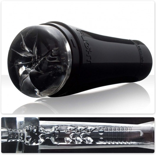 Черный мастурбатор-анус Fleshlight - Flight Pilot - Fleshlight - в Бердске купить с доставкой