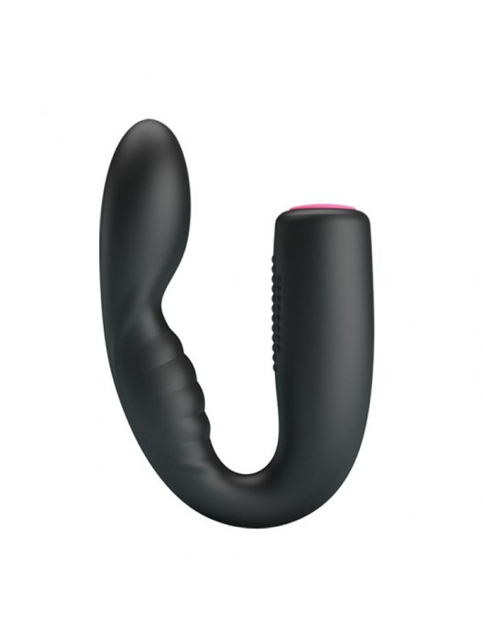 Черный гнущийся вибромассажер Quintion - 14 см. - Baile