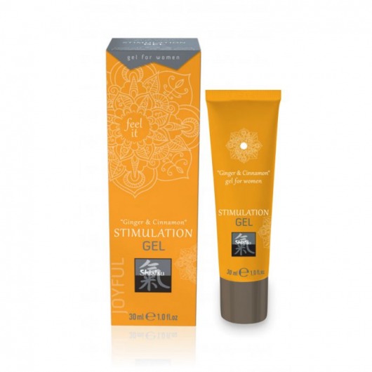 Возбуждающий интимный гель STIMULATION GEL Ginger   Cinnamon - 30 мл. - Shiatsu - купить с доставкой в Бердске