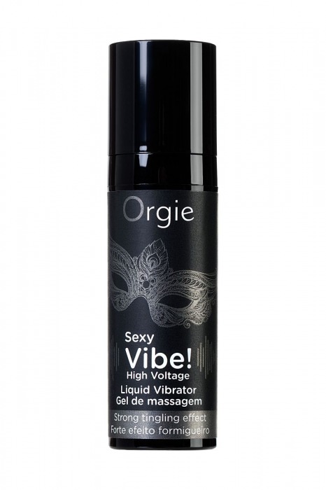 Гель для массажа ORGIE Sexy Vibe High Voltage с эффектом вибрации - 15 мл. - ORGIE - купить с доставкой в Бердске