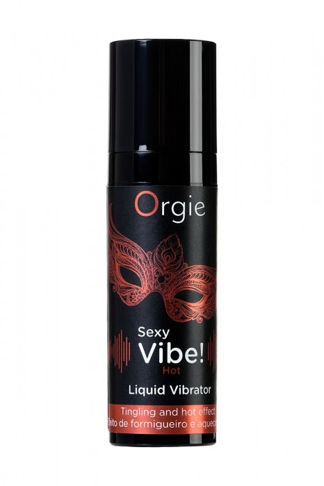 Разогревающий гель для массажа ORGIE Sexy Vibe Hot с эффектом вибрации - 15 мл. - ORGIE - купить с доставкой в Бердске