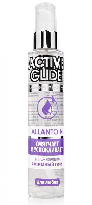 Увлажняющий интимный гель Active Glide Allantoin - 100 гр. - Биоритм - купить с доставкой в Бердске