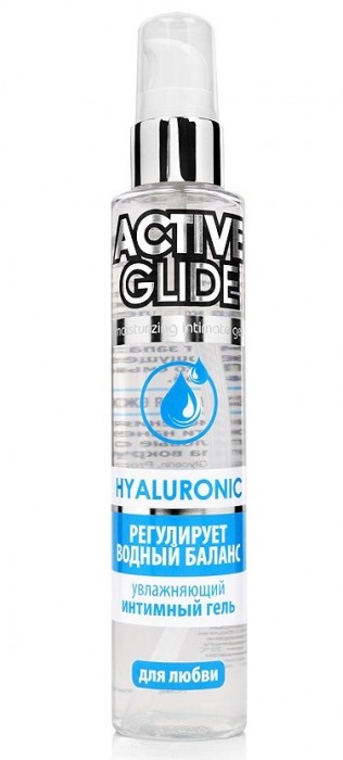 Увлажняющий интимный гель Active Glide Hyaluronic - 100 гр. - Биоритм - купить с доставкой в Бердске