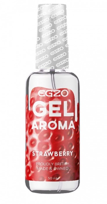 Интимный лубрикант EGZO AROMA с ароматом клубники - 50 мл. - EGZO - купить с доставкой в Бердске