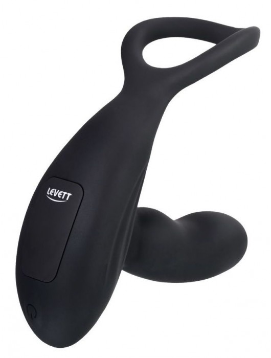 Черный стимулятор простаты Maud с вибрацией - Levett - в Бердске купить с доставкой