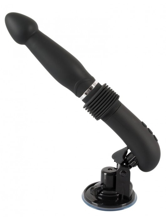 Черная секс-машина с поступательными движениями Fucking Machine - Orion - купить с доставкой в Бердске