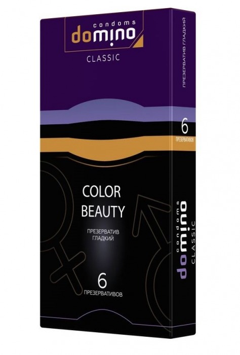 Разноцветные презервативы DOMINO Colour Beauty - 6 шт. - Domino - купить с доставкой в Бердске