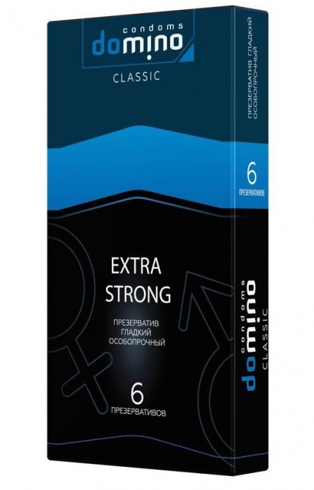 Суперпрочные презервативы DOMINO Extra Strong - 6 шт. - Domino - купить с доставкой в Бердске
