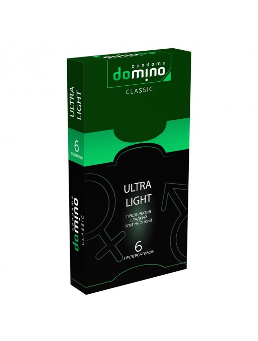 Супертонкие презервативы DOMINO Ultra Light - 6 шт. - Domino - купить с доставкой в Бердске