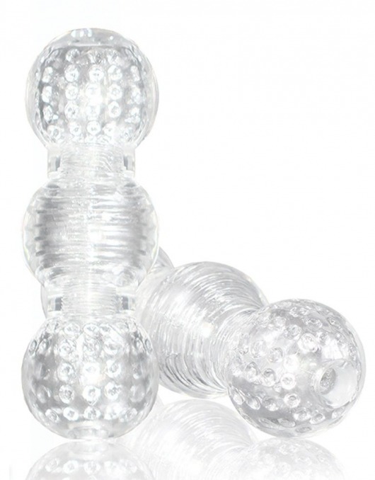Прозрачный фигурный мастурбатор Master Stroker - Blush Novelties - в Бердске купить с доставкой
