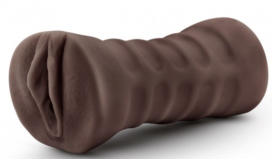 Коричневый мастурбатор-вагина Hot Chocolate Brianna - Blush Novelties - в Бердске купить с доставкой