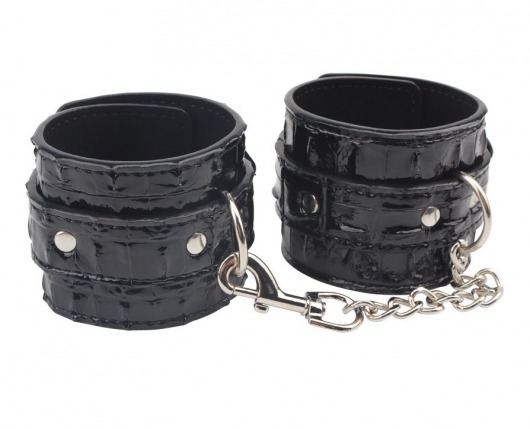 Черные наручники Surrender Wrist Restraints - Chisa - купить с доставкой в Бердске