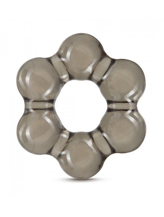 Дымчатое эрекционное кольцо Stay Hard Thick Bead Cock Ring - Blush Novelties - в Бердске купить с доставкой