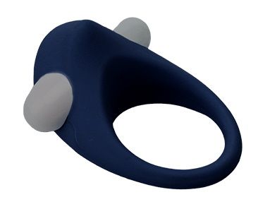 Гладкое синее эрекционное виброкольцо STIMU RING - Dream Toys - в Бердске купить с доставкой