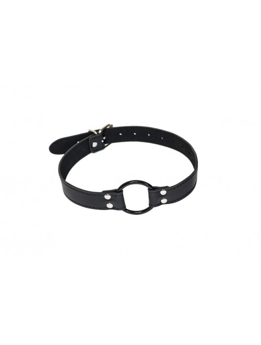 Черный кляп-кольцо Modesty - Lola Games - купить с доставкой в Бердске