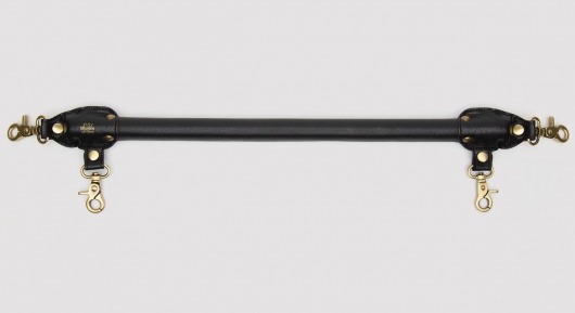 Черная распорка для ног Bound to You Faux Leather Spreader Bar - 50,8 см. - Fifty Shades of Grey - купить с доставкой в Бердске