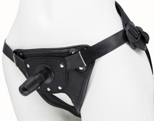 Черный пояс для насадок BEST CLASS STRAP - LOVETOY (А-Полимер) - купить с доставкой в Бердске