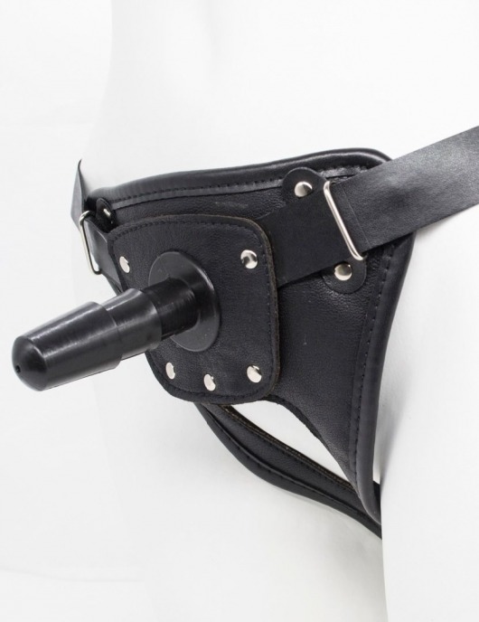 Черный пояс для насадок CLASS STRAP Restyling - LOVETOY (А-Полимер) - купить с доставкой в Бердске
