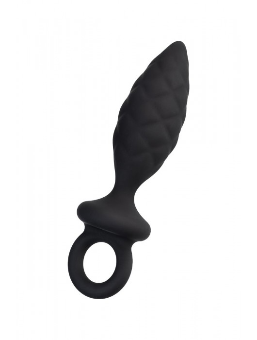 Черная анальная пробка Strob M - 13,5 см. - Erotist Adult Toys