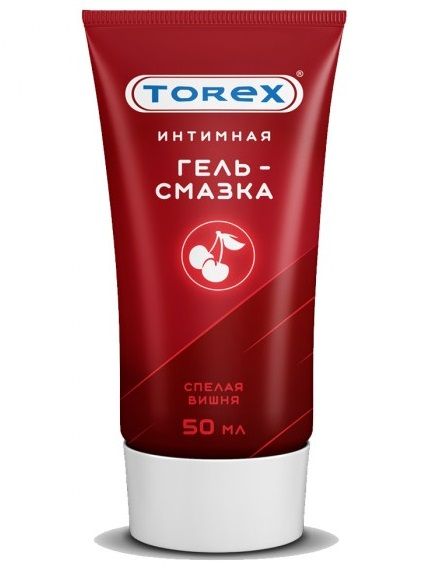Смазка на водной основе TOREX  Спелая вишня  - 50 мл. - Torex - купить с доставкой в Бердске