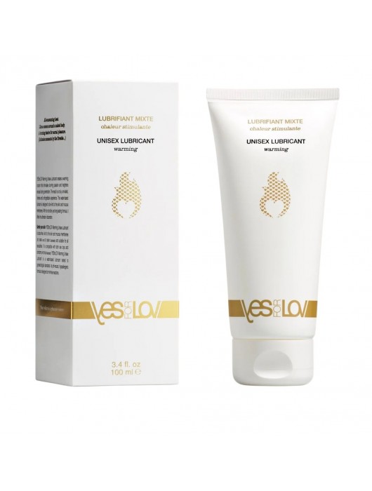 Лубрикант на водной основе с согревающим эффектом Warming Unisex Lubricant - 100 мл. - YESforLOV - купить с доставкой в Бердске