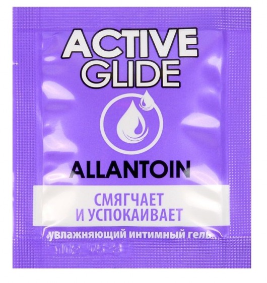 Лубрикант на водной основе Active Glide с аллантоином - 3 гр. - Биоритм - купить с доставкой в Бердске